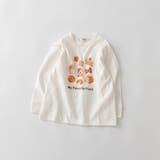 94:オフ白_好きなフード | 【WEB限定 DRC】アソート転写グラフィック長袖Tシャツ キッズ | ブランシェス