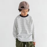 【WEB限定/DRC】無地・ボーダー長袖Tシャツ | ブランシェス | 詳細画像3 