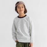 03_オフ白_ボーダー | 【WEB限定/DRC】無地・ボーダー長袖Tシャツ | ブランシェス