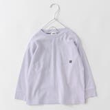 46_ラベンダー | 【WEB限定/DRC】ポケット長袖Tシャツ | ブランシェス