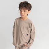 ベージュ | 【WEB限定/DRC】【アクティブテックス】吸水速乾ポケット長袖Tシャツ | ブランシェス