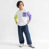 【WEB限定/DRC】オーバータックデニムロングパンツ | ブランシェス | 詳細画像14