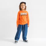 【WEB限定/DRC】オーバータックデニムロングパンツ | ブランシェス | 詳細画像4