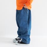 【WEB限定/DRC】オーバータックデニムロングパンツ | ブランシェス | 詳細画像6