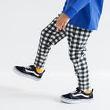 93_黒_ギンガム | 【WEB限定/DRC】カットソーロングパンツ ゆったりサイズ | ブランシェス