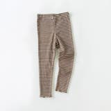 93:ブラウン_ボーダー | 【WEB限定/DRC】裾メロウリブレギンス | ブランシェス