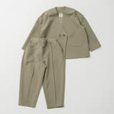 【WEB限定 DRC フォーマル】ノーカラージャケット＋テーパードパンツ２点セッ… | ブランシェス | 詳細画像2 