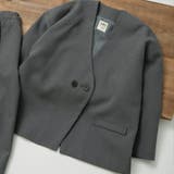 【WEB限定 DRC フォーマル】ノーカラージャケット＋テーパードパンツ２点セッ… | ブランシェス | 詳細画像22 