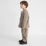 【WEB限定 DRC フォーマル】ノーカラージャケット＋テーパードパンツ２点セッ… | ブランシェス | 詳細画像4 