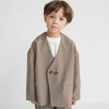 【WEB限定 DRC フォーマル】ノーカラージャケット＋テーパードパンツ２点セッ… | ブランシェス | 詳細画像6 