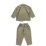 【WEB限定 DRC フォーマル】ノーカラージャケット＋テーパードパンツ２点セッ… | ブランシェス | 詳細画像9 