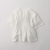 【WEB限定/DRC】シャーリングロゴ半袖Tシャツ | ブランシェス | 詳細画像13