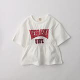 【WEB限定/DRC】シャーリングロゴ半袖Tシャツ | ブランシェス | 詳細画像2