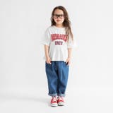 【WEB限定/DRC】シャーリングロゴ半袖Tシャツ | ブランシェス | 詳細画像3