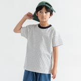 オフホワイト | 【WEB限定/DRC】無地・ボーダー半袖Tシャツ | ブランシェス