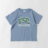 77:ブルーグレー_ロゴ | 【WEB限定/DRC】アソートグラフィック半袖Tシャツ | ブランシェス