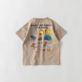 10:ベージュ | 【DRC/WEB限定】アソートグラフィック半袖Tシャツ | ブランシェス