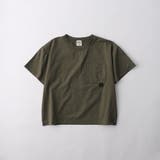 カーキ | 【セットアップ可 アクティブテックス】吸水 速乾ポケット半袖Tシャツ | ブランシェス