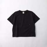ブラック | 【セットアップ可 アクティブテックス】吸水 速乾ポケット半袖Tシャツ | ブランシェス
