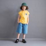【WEB限定/DRC】アソートロゴフレンチスリーブトップス | ブランシェス | 詳細画像15