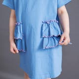 【WEB限定/DRC】配色メロウフリル半袖ワンピース | ブランシェス | 詳細画像18 