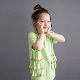 【WEB限定/DRC】配色メロウフリル半袖ワンピース | ブランシェス | 詳細画像9 