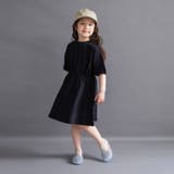 【WEB限定/DRC】BACKロゴ切替半袖ワンピース | ブランシェス | 詳細画像1 