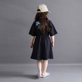 【WEB限定/DRC】BACKロゴ切替半袖ワンピース | ブランシェス | 詳細画像18 