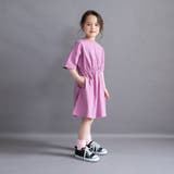 【WEB限定/DRC】BACKロゴ切替半袖ワンピース | ブランシェス | 詳細画像4 