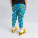 91:ターコイズB_トラ柄 | 【WEB限定 DRC】カットソー7分丈パンツ キッズ | ブランシェス