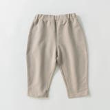 80:グレージュ | 【WEB限定 DRC】ゆったりサイズ カットソー7分丈パンツ | ブランシェス