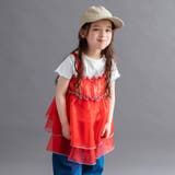 レッド | 【WEB限定/DRC】シアーキャミチュニック+半袖Tシャツセット | ブランシェス