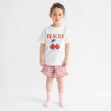 【WEB限定/DRC】ギンガムフリル半袖パジャマ | ブランシェス | 詳細画像15 