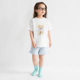 【WEB限定/DRC】ギンガムフリル半袖パジャマ | ブランシェス | 詳細画像3 