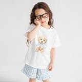 【WEB限定/DRC】ギンガムフリル半袖パジャマ | ブランシェス | 詳細画像7 