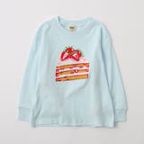 20:サックス | 【WEB限定 DRC】アソートガールズグラフィック長袖Tシャツ 通園 | ブランシェス