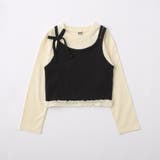 【WEB限定/DRC】ビスチェドッキング長袖Tシャツ | ブランシェス | 詳細画像2 