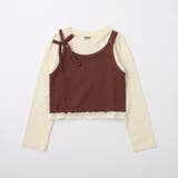 【WEB限定/DRC】ビスチェドッキング長袖Tシャツ | ブランシェス | 詳細画像3 