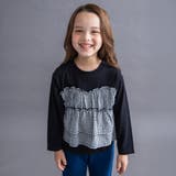 【WEB限定 DRC】チェックドッキング長袖Tシャツ フリル | ブランシェス | 詳細画像35 