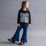 【WEB限定 DRC】チェックドッキング長袖Tシャツ フリル | ブランシェス | 詳細画像29 