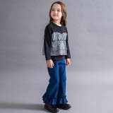 【WEB限定 DRC】チェックドッキング長袖Tシャツ フリル | ブランシェス | 詳細画像31 