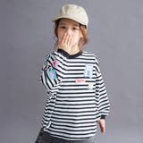 ボーダー | 【WEB限定/DRC】ワッペン長袖Tシャツ150cm ジュニア 通園 通学 | ブランシェス