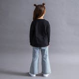 【WEB限定 DRC】ストレッチデニムフレアロングパンツ150cm ジュニア | ブランシェス | 詳細画像6 