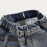 【WEB限定 DRC】ストレッチデニムワイドストレートパンツ 通園 | ブランシェス | 詳細画像8 