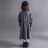 【WEB限定 DRC】袖ライン裏毛長袖ワンピース 150cm | ブランシェス | 詳細画像5