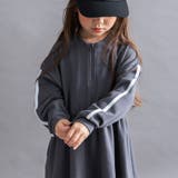 【WEB限定 DRC】袖ライン裏毛長袖ワンピース 150cm | ブランシェス | 詳細画像6