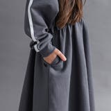 【WEB限定 DRC】袖ライン裏毛長袖ワンピース 150cm | ブランシェス | 詳細画像7