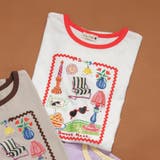 【WEB限定/りぃー×branshesコラボ】リンガー半袖Tシャツ | ブランシェス | 詳細画像2