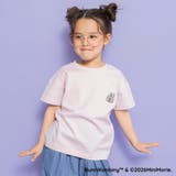 ライトピンク | 【WEB限定/BUNNI KONBINY】ワンポイント刺繍半袖Tシャツ/こども | ブランシェス
