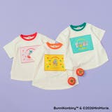 【WEB限定/BUNNI KONBINY】アップリケリンガー半袖Tシャツ | ブランシェス | 詳細画像11